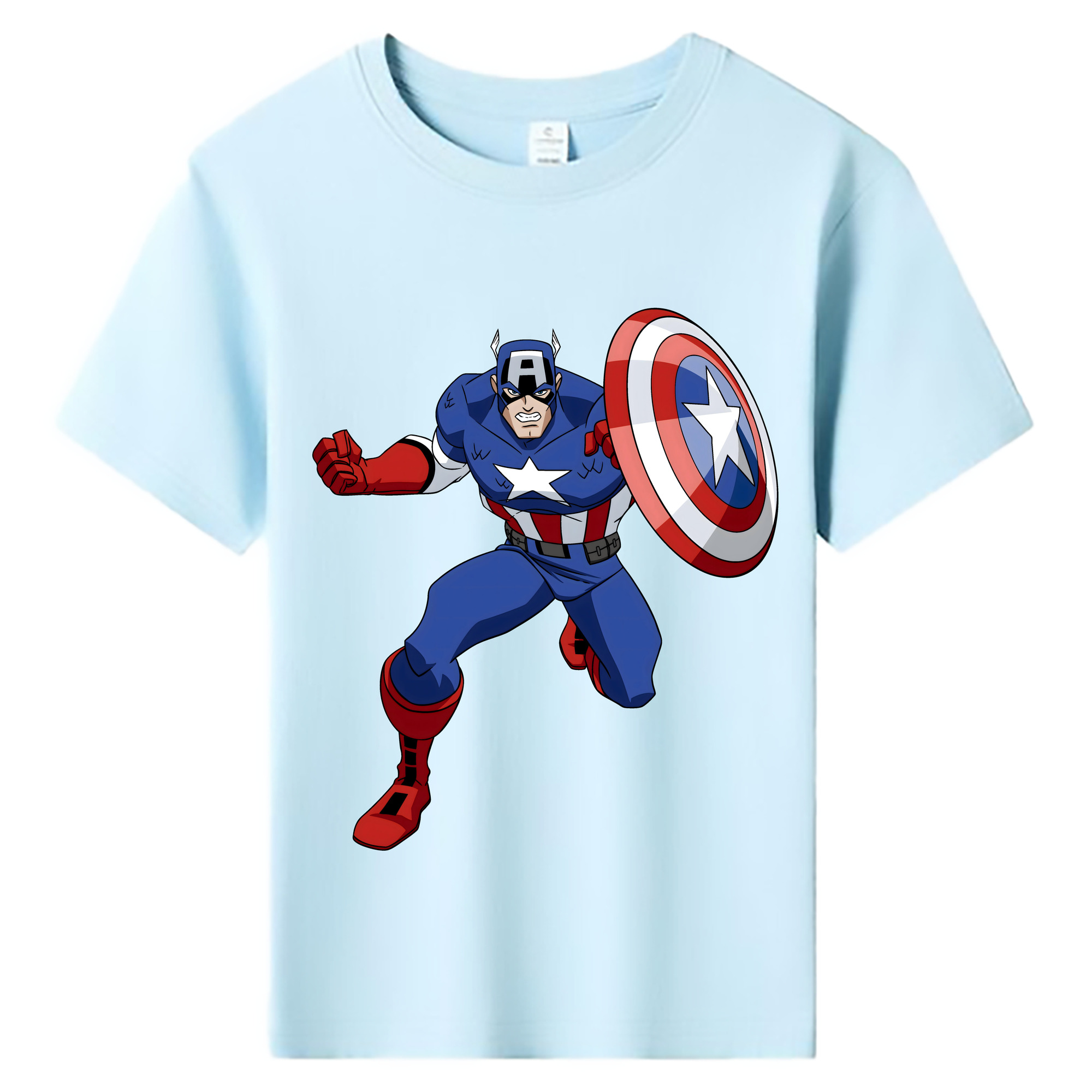 （画像用） アベンジャーズ The Avengers 綿100％キッズTシャツ（フロントプリント）